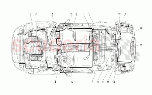 Part Diagram for Maserati 195533