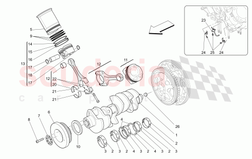 Part Diagram for Maserati 271592
