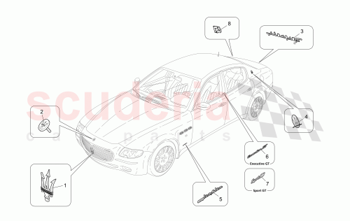 Part Diagram for Maserati 67575600