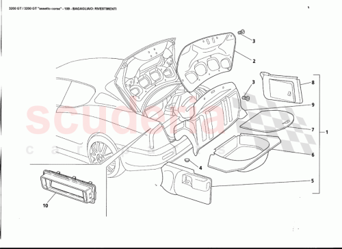 Part Diagram for Maserati 384700349