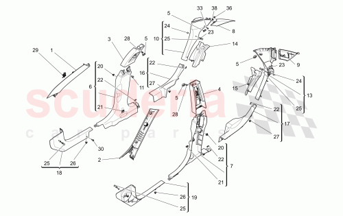 Part Diagram for Maserati 670072915