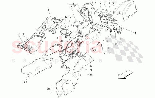 Part Diagram for Maserati 981606508