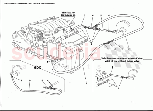 Part Diagram for Maserati 387400316