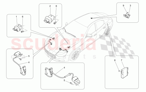 Part Diagram for Maserati 670009866