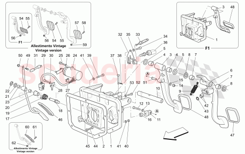 Part Diagram for Maserati 133555