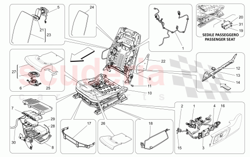 Part Diagram for Maserati 670008430