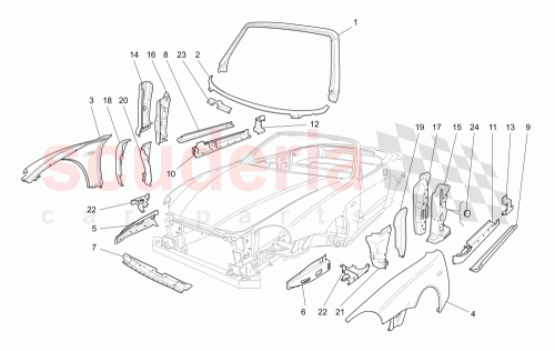 Part Diagram for Maserati 1001962