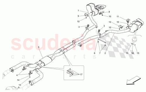 Part Diagram for Maserati 670001528