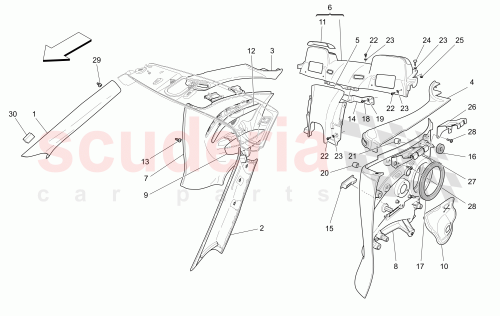 Part Diagram for Maserati 81563700