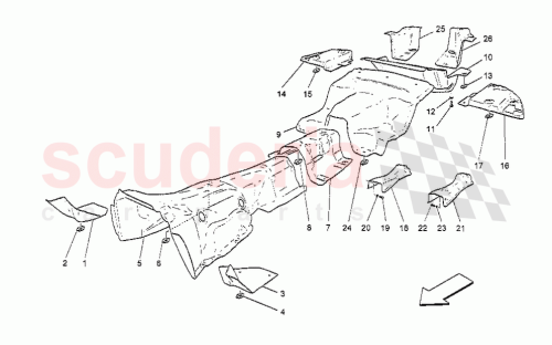 Part Diagram for Maserati 69781300