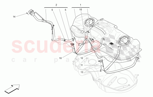 Part Diagram for Maserati 670033347