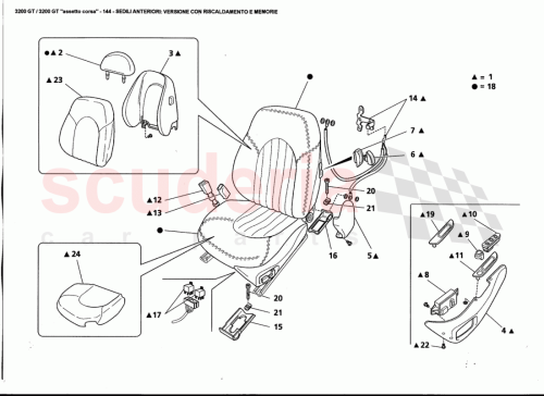 Part Diagram for Maserati 66242800