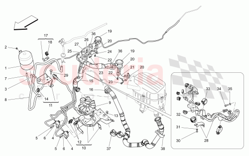 Part Diagram for Maserati 675000202