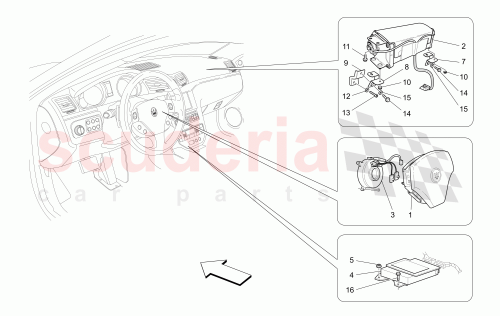 Part Diagram for Maserati 18750021