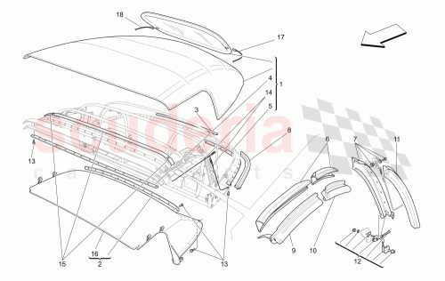 Part Diagram for Maserati 67519400