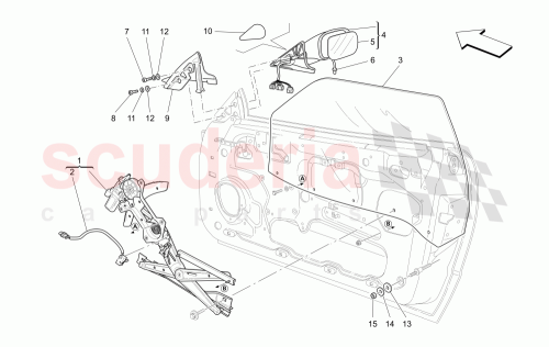 Part Diagram for Maserati 14040711