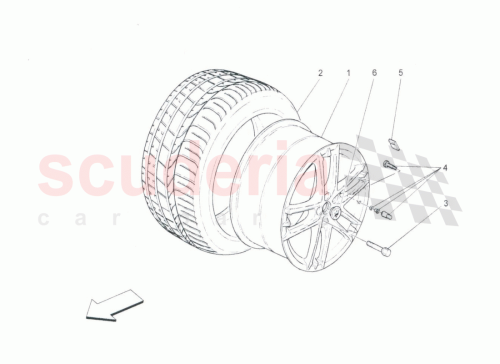 Part Diagram for Maserati 980139615