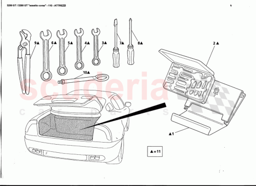 Part Diagram for Maserati 389800309