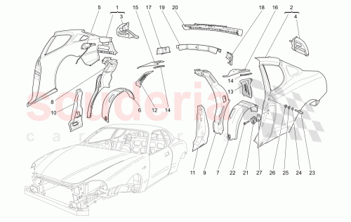 Part Diagram for Maserati 382500381