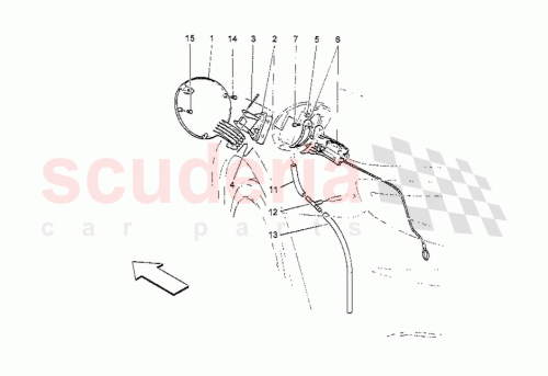 Part Diagram for Maserati 14624587
