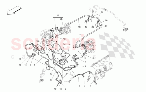 Part Diagram for Maserati 288906