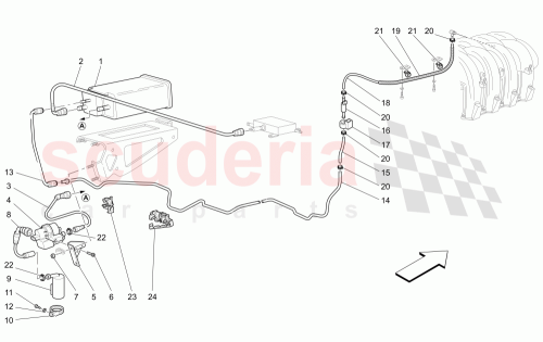 Part Diagram for Maserati 183221