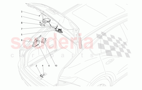 Part Diagram for Maserati 670107871