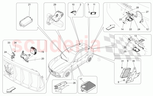 Part Diagram for Maserati 673011216