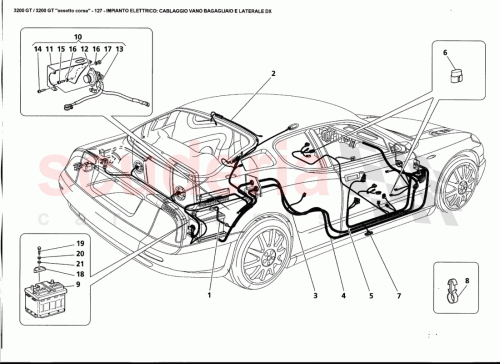Part Diagram for Maserati 53471340