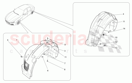 Part Diagram for Maserati 670038155