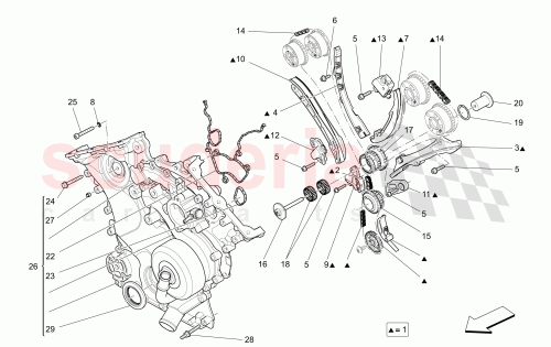 Part Diagram for Maserati 291771