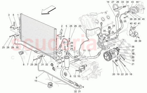Part Diagram for Maserati 81252500