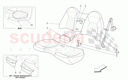 Part Diagram for Maserati 67507113