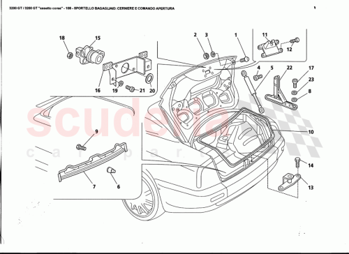 Part Diagram for Maserati 384700140