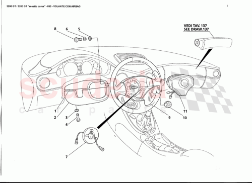 Part Diagram for Maserati 382300260