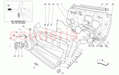 Part Diagram for Maserati 67820300