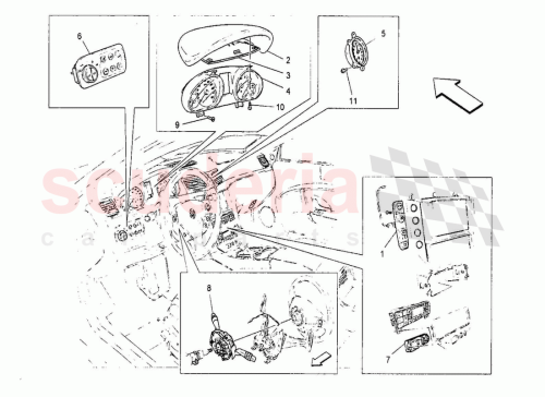 Part Diagram for Maserati 266770