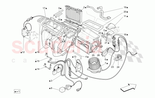 Part Diagram for Maserati 69782100