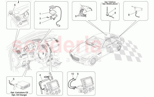 Part Diagram for Maserati 191151