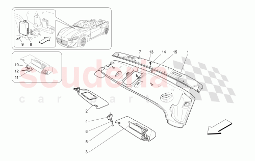 Part Diagram for Maserati 81563429