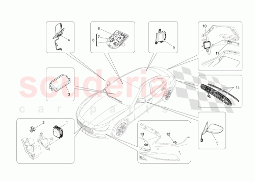 Part Diagram for Maserati 670114810