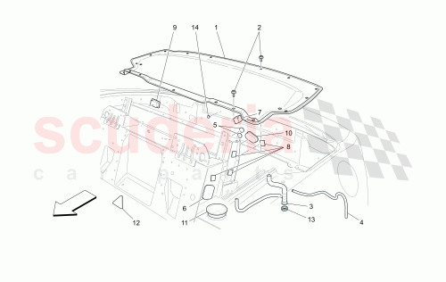 Part Diagram for Maserati 83074100