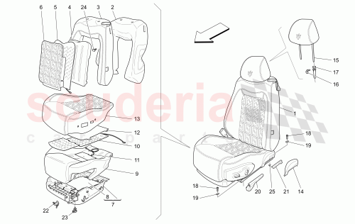 Part Diagram for Maserati 84766948