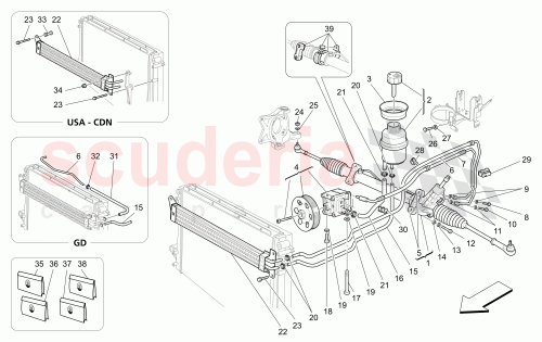 Part Diagram for Maserati 980001705