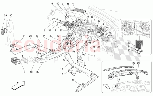 Part Diagram for Maserati 66524900