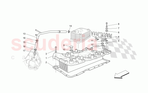Part Diagram for Maserati 286886