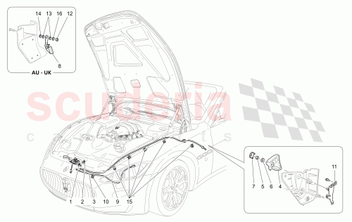 Part Diagram for Maserati 68175100
