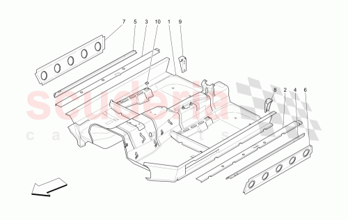 Part Diagram for Maserati 66422200