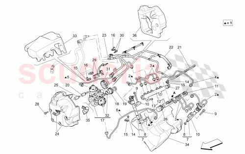 Part Diagram for Maserati 46328235