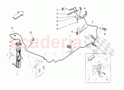 Part Diagram for Maserati 213603